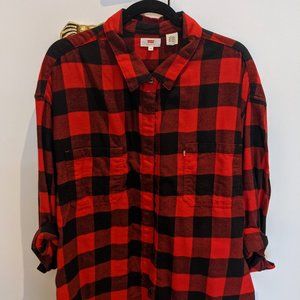 Levi's Red Plaid Shirt